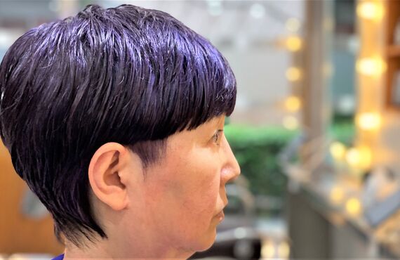 50代イルミナカラー×マッシュショート府中美容院nono  H.Shimoguchi