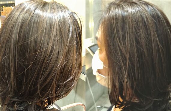 今どきの白髪染め”オシャレ見え”する大人のヘアカラー‼　府中nono  Natumi Baba