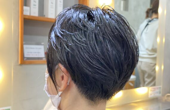 ベリーショートで大人スタイル‼　府中美容室nono　H.Shimoguchi